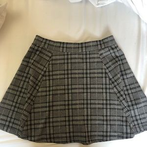 Plaid skater skirt